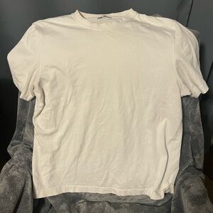 Zara Classic White Men's Short Sleeve Tee
